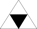 símbolo de la montaña y la caverna